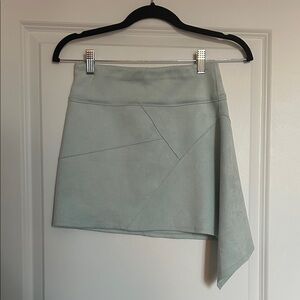 Free People Asymmetrical Light Blue Skirt